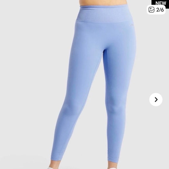 Gymshark Pants - Whitney x Gymshark V2 ribbed waist leggings